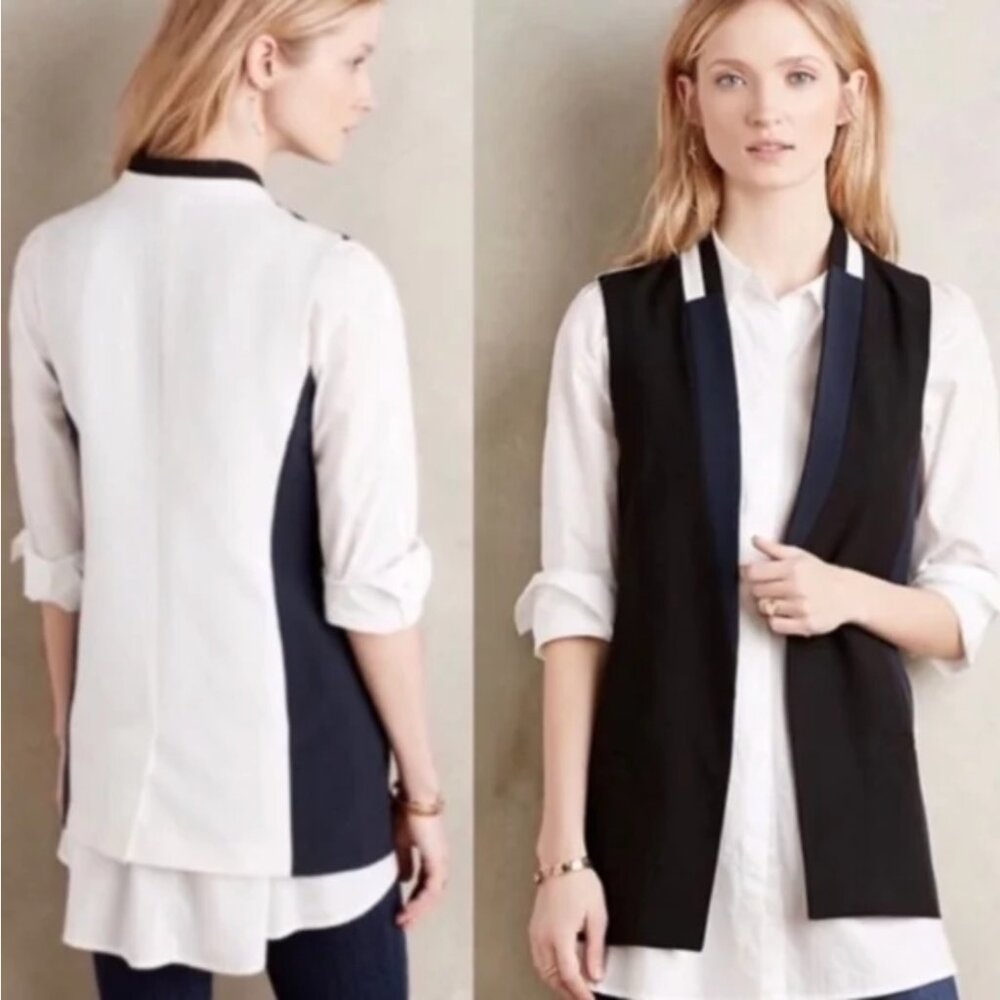 Anthropologie | Deba Colorblock Vest